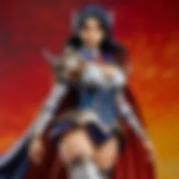 Stunning portrayal of Albedo from Overlord showcasing intricate details.