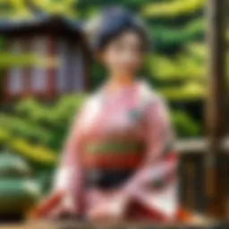 Elegant Japanese Tea Set