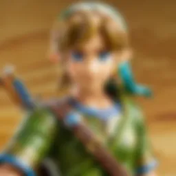 Amiibo Link figurine showcasing intricate details
