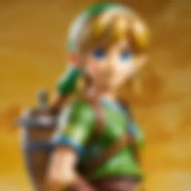 Amiibo Link in Action In-game action featuring Amiibo Link