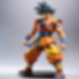 Detailed Goku figure showcasing intricate design