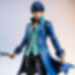 A visually striking Blue Exorcist poster showcasing dynamic character designs and vibrant colors