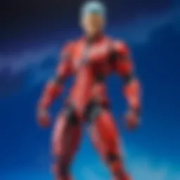 Detailed view of the Body Kun DX Set showcasing its articulation and poseability.