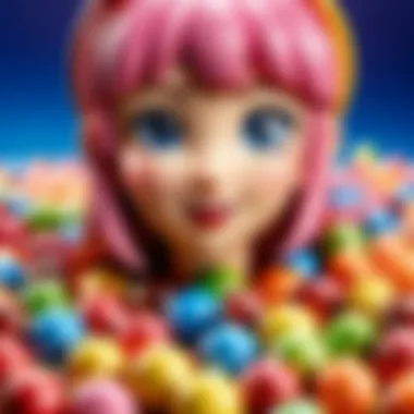 Enigmatic Candy Crush Patterns Artistic Candy Crush Pattern