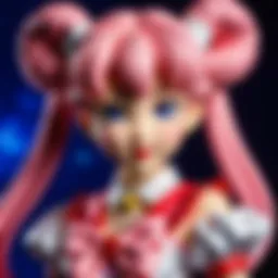 Chibiusa in her iconic pose, embodying the spirit of adventure