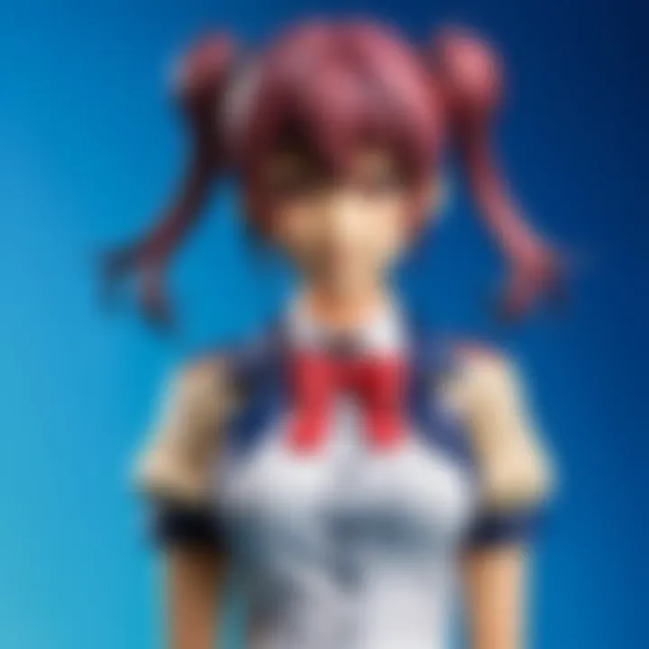 Close-up of Danganronpa themed accessories