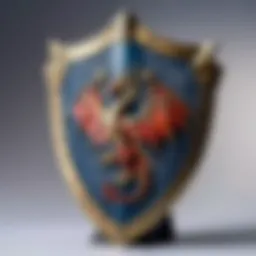 Majestic Dragon Crest Shield replica