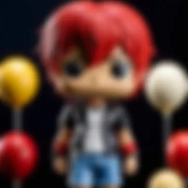 Artistic Funko Pop Arrangement Artistic arrangement of various Death Note characters as Funko Pops