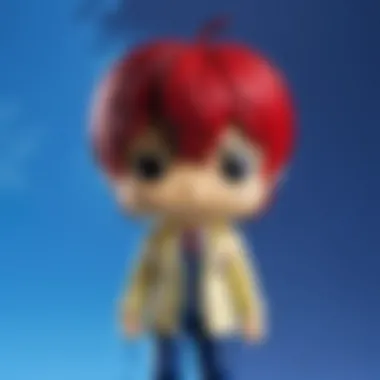 Rare Light Yagami Funko Pop Close-up of rare Light Yagami Funko Pop figure