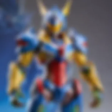 Price Analysis of Digimon Cards Illustration of a price comparison chart for Digimon cards