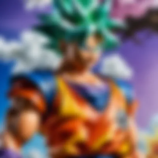 A collection of Dragon Ball Heroes cards showcasing various characters and designs