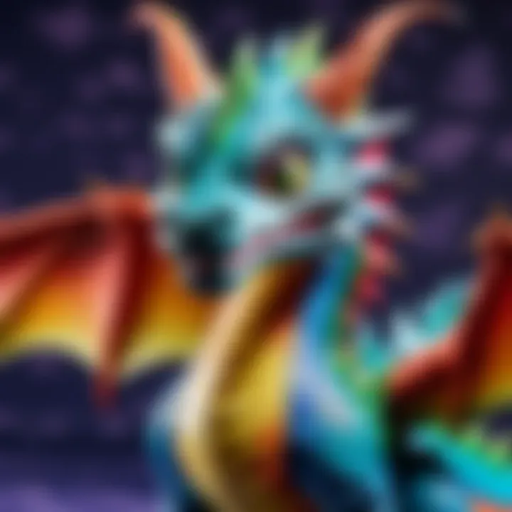 Colorful Dragon Plush Assortment