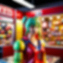 Japanese Anime Figure Claw Machine Game