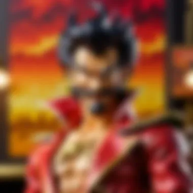 Close-up of Mr. Satan's Expression Close-up of Mr. Satan's face capturing expression and detail