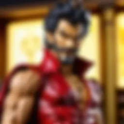 Mr. Satan SH Figuarts figure showcasing intricate details