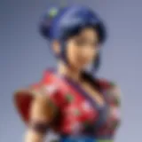 Exquisite Japanese Plastic Figure Display