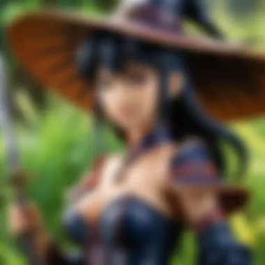 Mystical transformation of the protagonist in Witch Blade