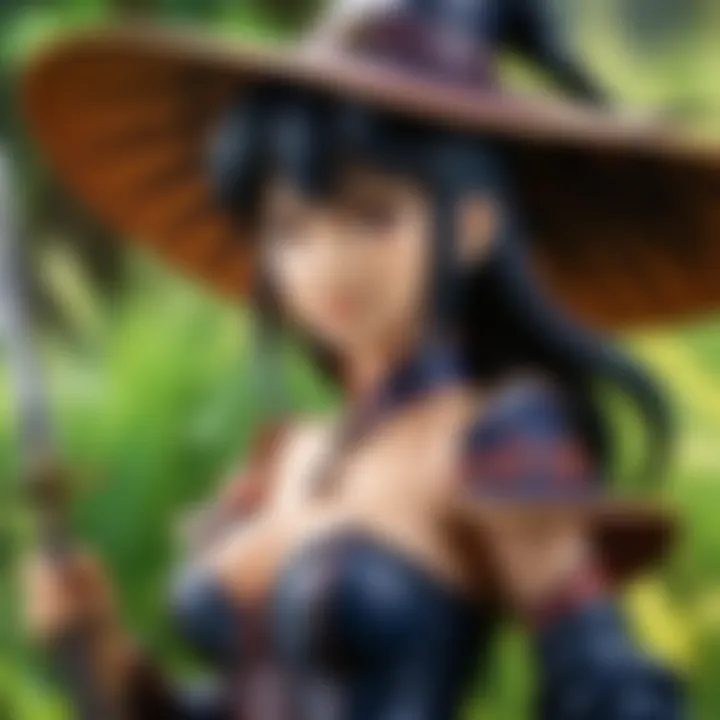 Mystical transformation of the protagonist in Witch Blade