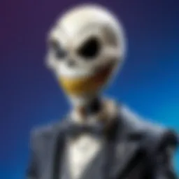 A detailed view of a Jack Skellington figurine
