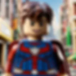 Lego Avengers characters in action during gameplay