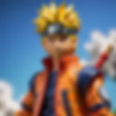 Children enjoying a celebration with a Naruto piñata