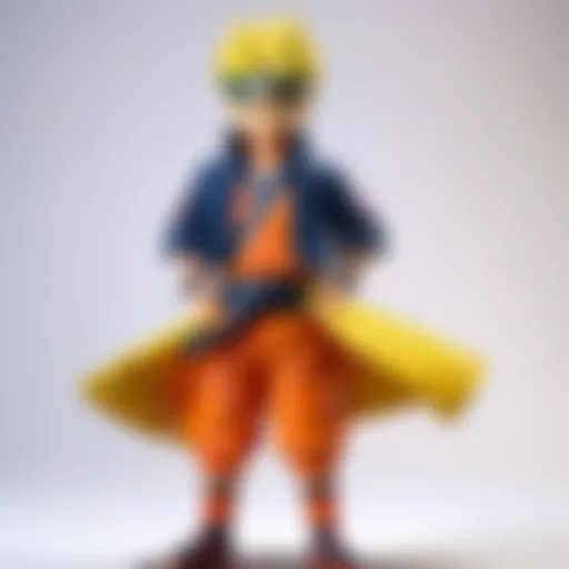 Vibrant Naruto-themed piñata showcasing iconic characters