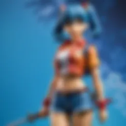 A vibrant display of various anime figures showcasing their unique designs.