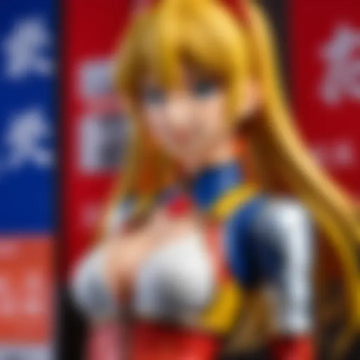 An online shopping interface featuring anime merchandise with user-friendly navigation.