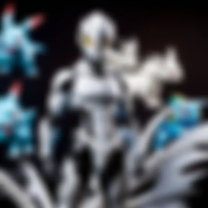 Close-up of rare Pokémon cards from Black and White series