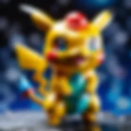 Artistic Representation of Rare Pokemon Mini Character