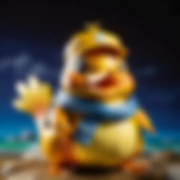 Fan art of Psyduck