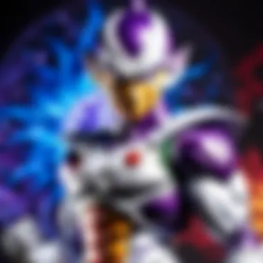 Intricate Frieza Statue with LED Effects Intricate Frieza Statue with LED Effects