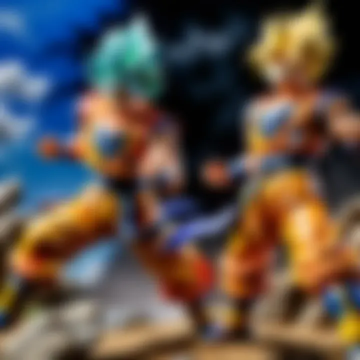 Epic Battle Scene with Goku and Vegeta Epic Battle Scene with Goku and Vegeta