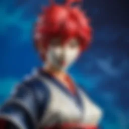 Intricate Ichigo statue showcasing anime art style