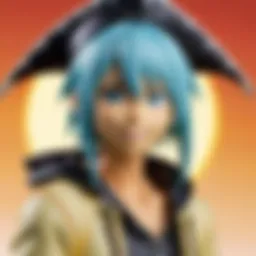 A detailed view of the Blu-ray cover art for Soul Eater