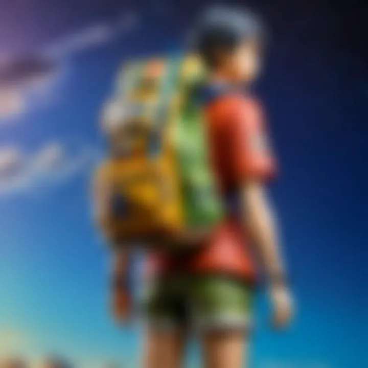 Cultural significance illustrated through AOT backpacks in fan events