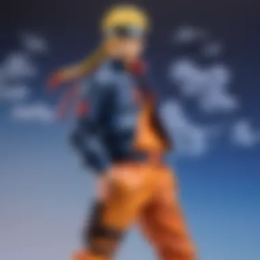 Dramatic Lighting Effect Subtle use of light and shadow creates a dramatic Naruto scene