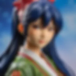 A captivating scene from a popular anime series showcasing character design intricacies.