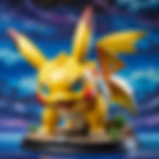 Intricate design of a Pokémon XY card