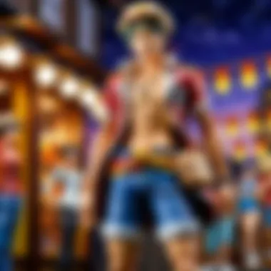 Close-up of high-definition visuals from One Piece Blu-ray