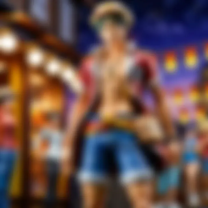 Close-up of high-definition visuals from One Piece Blu-ray