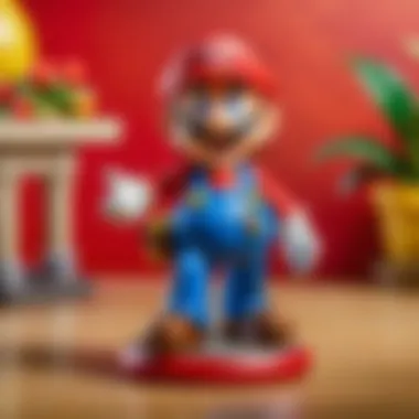 Virtual Mario Party scene with amiibo characters