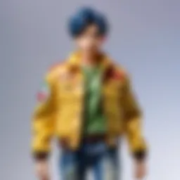 A stylish Levi Pokémon jacket showcasing unique design elements.