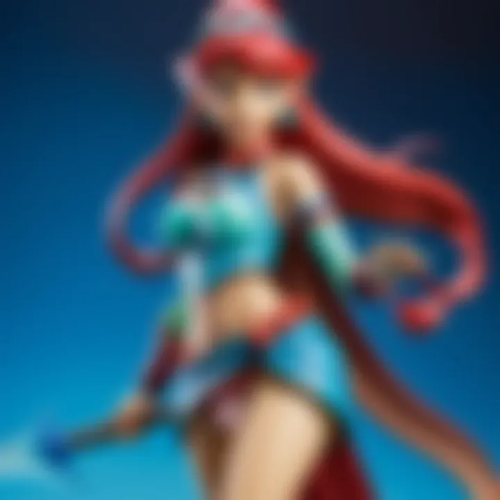 A gameplay scene enhanced by Mipha Amiibo, illustrating its impact on gaming mechanics.