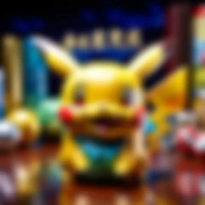 A vintage Pokémon coin bank showcasing classic characters