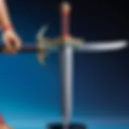Intricate detailing of the Sao sword blade