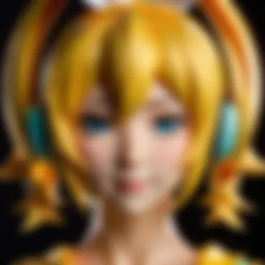 Array of Rin Kagamine Wig Variations An array of Rin Kagamine wig variations showcased together