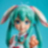 Miku Bicute Bunny in a vibrant aesthetic