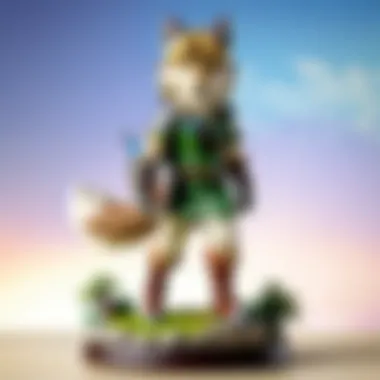 Collection of various amiibo including Wolf Link