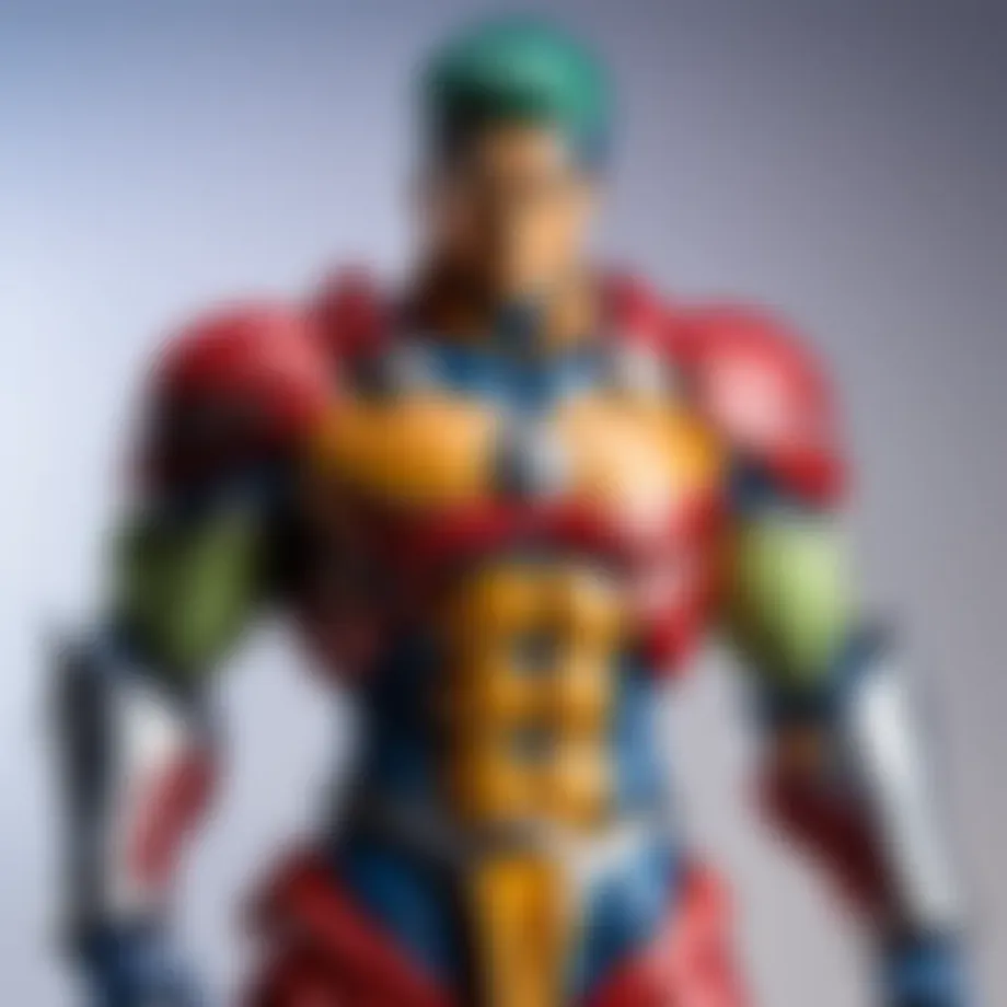 Majestic Titan character standing tall with glowing eyes